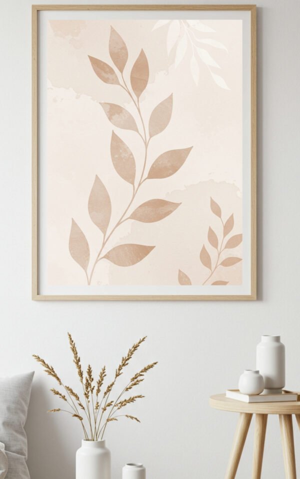 “Scandinavian style digital wall art in A5 to A0 sizes”