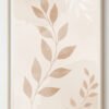 Download elegant minimalist botanical wall art in soft neutral watercolor tones. Scandinavian-inspired printable in 6 high-resolution sizes (A5–A0).