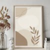 Minimalist Neutral Abstract Wall Art Print