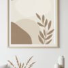 Minimalist Neutral Abstract Wall Art Print