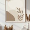 Minimalist Neutral Abstract Wall Art Print