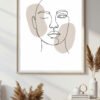 Minimalist Black & White Wall Print