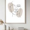 Minimalist Black & White Wall Print