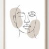 Minimalist Black & White Wall Print