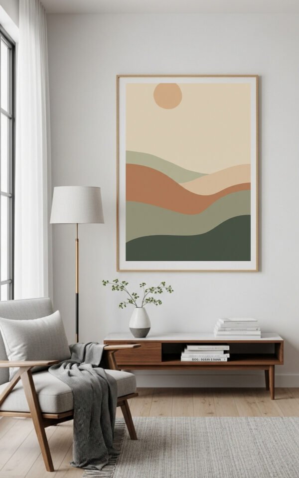 Minimalist Abstract Landscape Wall Art
