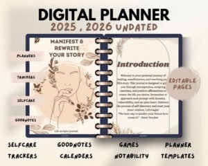 Digital Anxiety Journal & Planner
