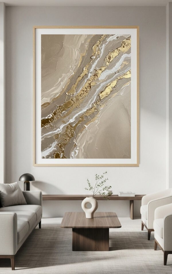 Textured Abstract Luxury Wall Art