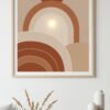 Warm Earthy Abstract Wall Decor