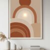 Warm Earthy Abstract Wall Decor