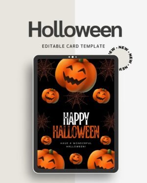 Printable Halloween Thank You Card | Spooky Party Favor Note