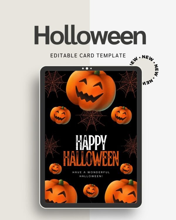 Printable Halloween Thank You Card | Spooky Party Favor Note