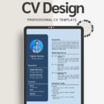 Canva CV Template – Stylish, Editable & Instant Download