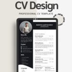 Editable CV Template – Word, Canva & Google Docs Resume Format