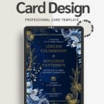 Customizable Wedding Invitation Digital Printable Invite Editable Canva Card