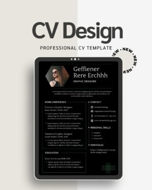 Minimalist Resume Template – Polished ATS-Friendly CV Layout