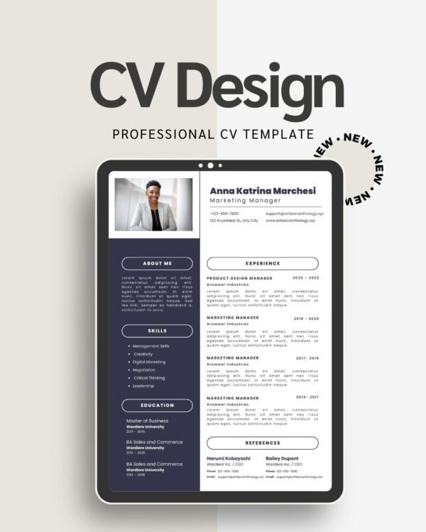 Corporate Resume Template – Recruiter-Approved CV for Careers
