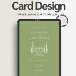 Romantic Wedding Invitation Digital Printable Elegant Editable Canva Card