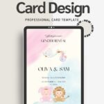Customizable Baby Shower Card | Simple & Elegant Digital Invitation