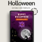 Spooky Halloween Card Printable | Digital Greeting Card for Friends & Family
