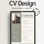 Professional CV Template for Word, Canva & Docs