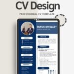 Editable CV Template for Word, Canva & Google Docs