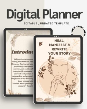 Digital Anxiety Journal & Planner