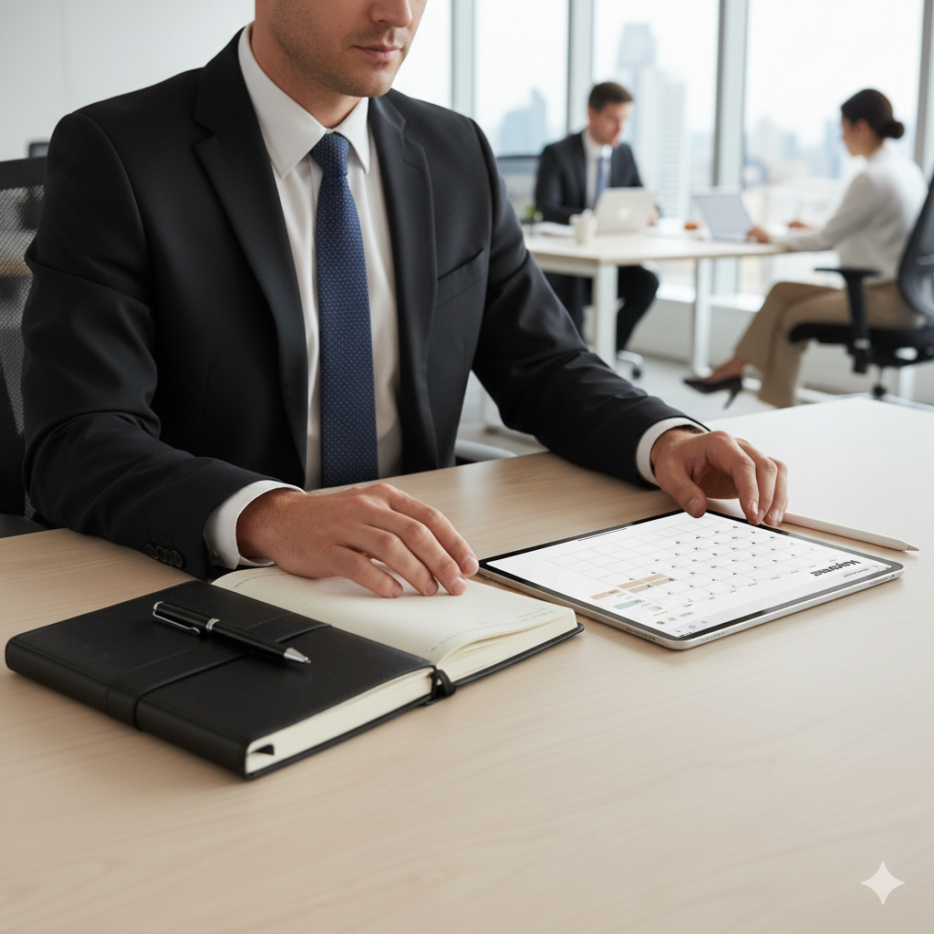 “Digital planner vs paper planner for professionals – productivity planning tools at work” by artisan anthology