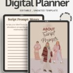 Manifestation Script Prompts Journal Guided Scripting Template for Rewriting Your Story, Abundance & Self-Growth