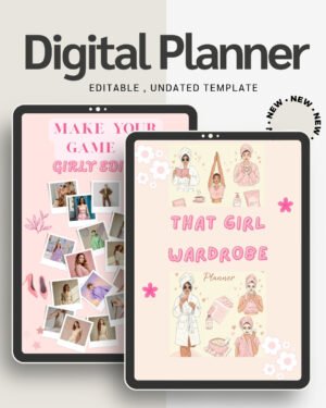 Wardrobe & Outfit Organizer, Weekly Fashion Tracker & Lifestyle Planner