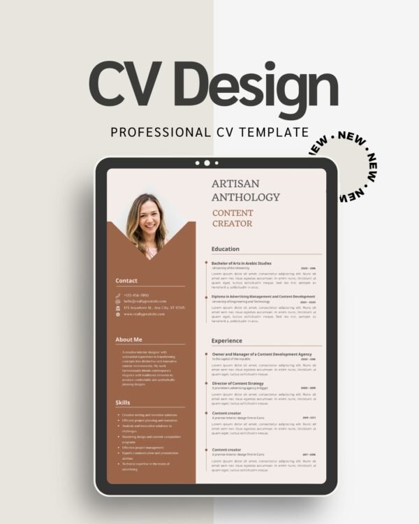 Modern Professional CV Template