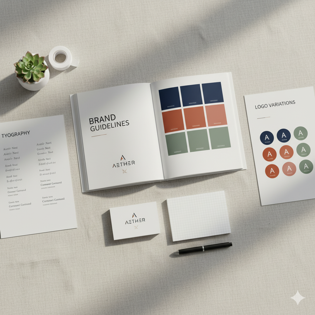 Brand book template bundle for Etsy sellers by artisan anthology