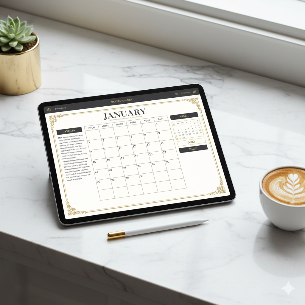 “Luxury planner typography ideas using modern serif fonts”by artisan anthology