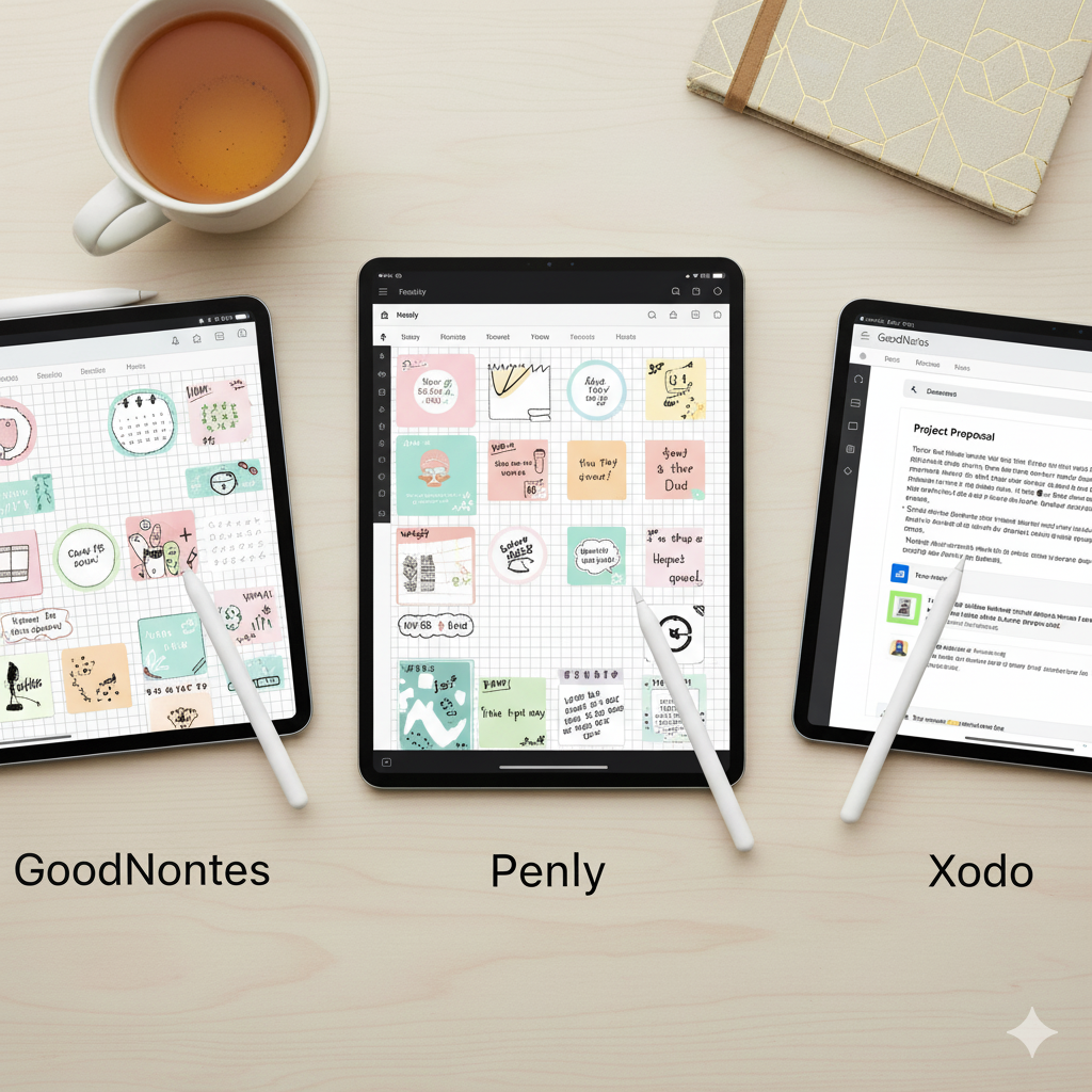 “Penly digital planner for Android with hyperlink tabs” by artisan anthology