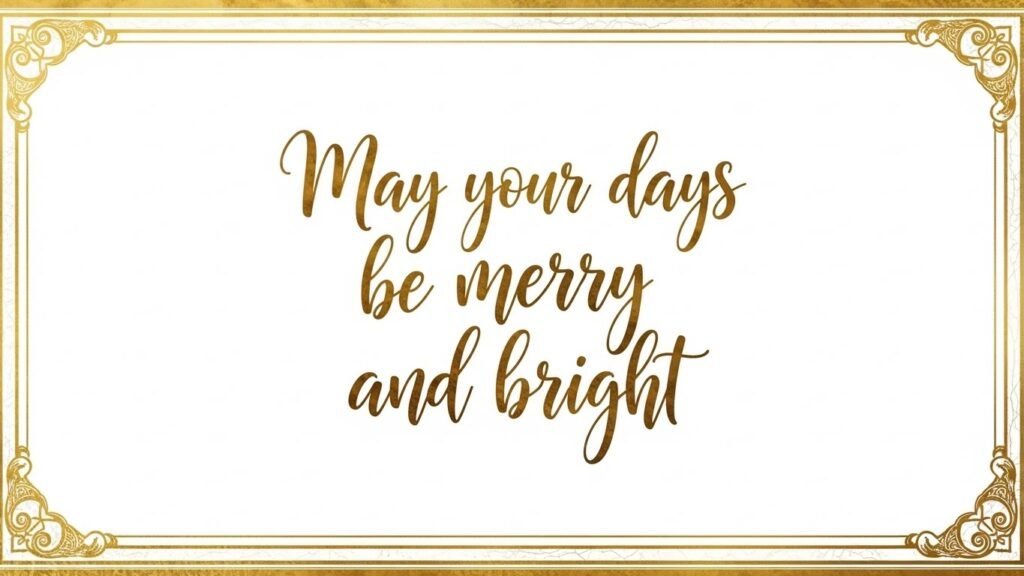 Elegant script Christmas quotes printable by artisan anthology.