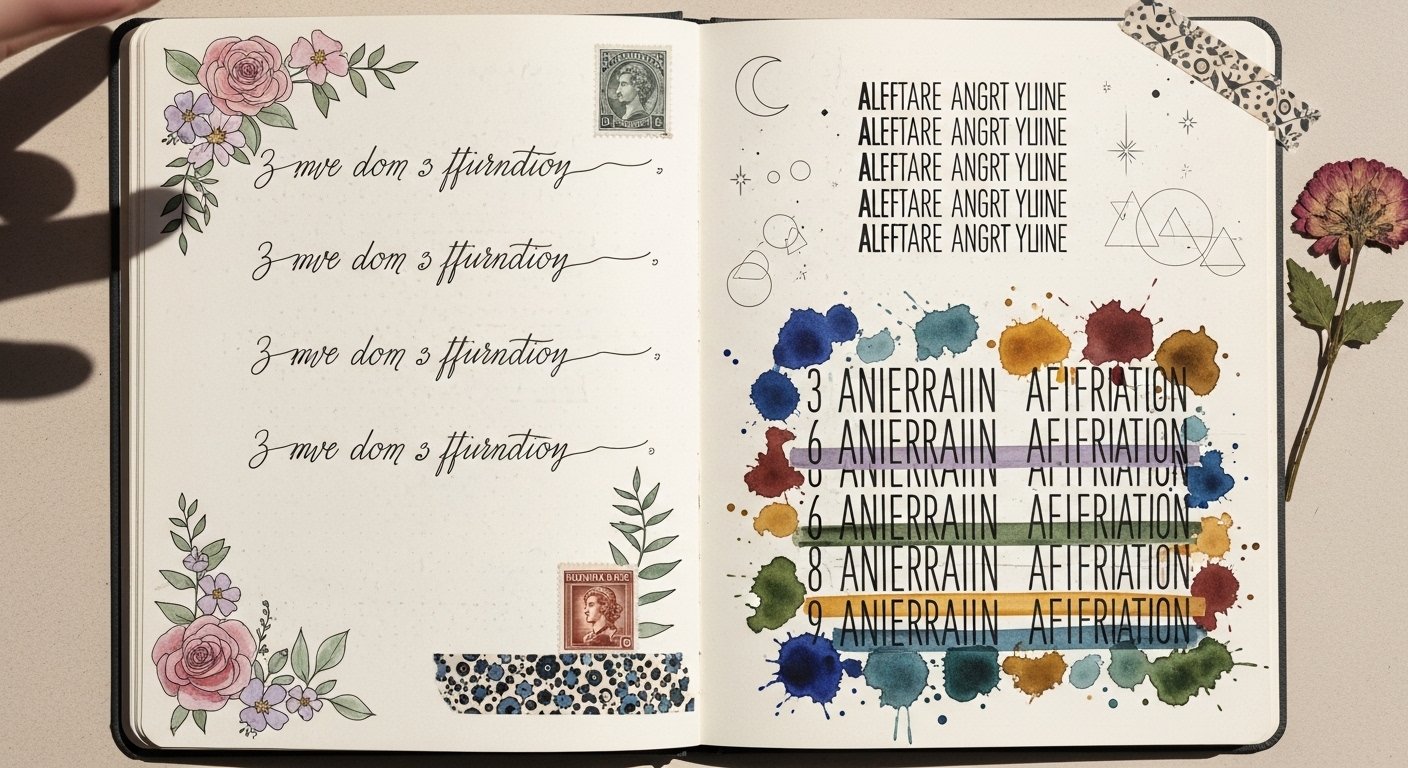 369 method affirmation repetition example by artisan anthology.