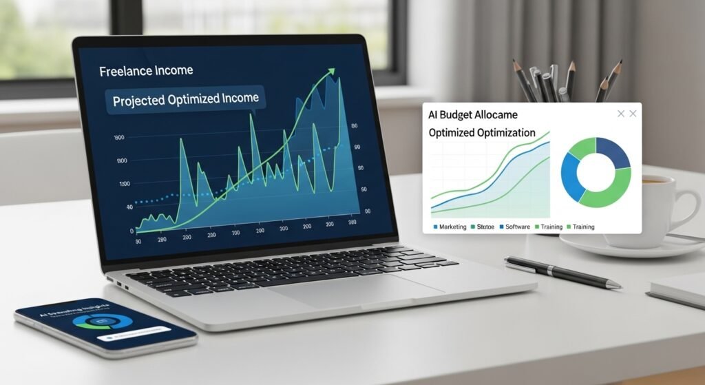 ai budgeting for irregular freelance income by artisan anthology.