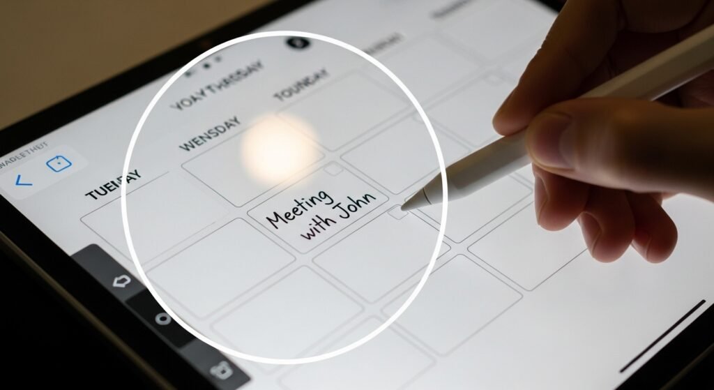 apple pencil zoom writing digital planner tips by artisan anthology.