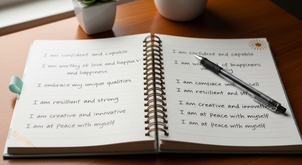 writing affirmations for subconscious reprogramming by artisan anthology.