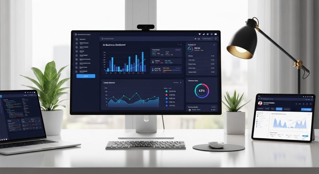 ai tools small business growth analytics dashboard by artisan anthology llc.