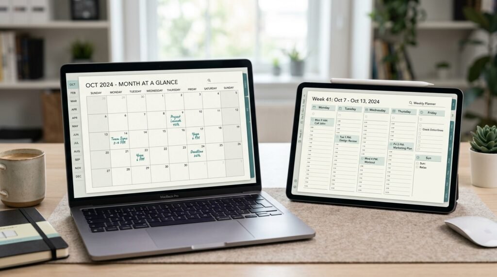 PDF planners available for instant digital download and organization by artisan anthology llc.