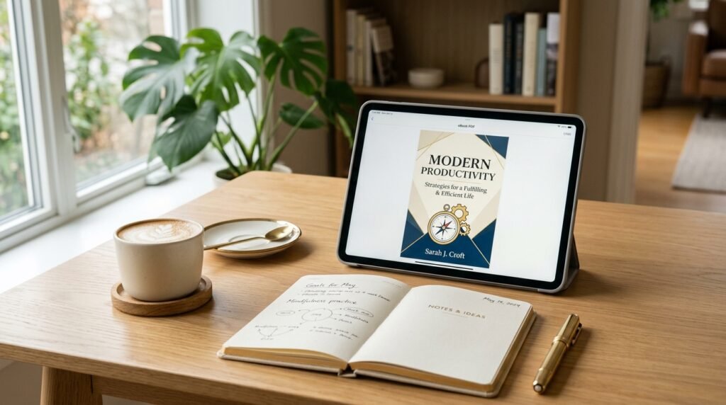 Productivity eBook teaching time management and organization strategies by artisan anthology llc.