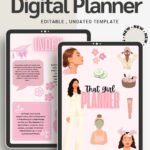 The Ultimate Luxury That Girl Digital Planner Intentional Life Organizer, 365-Day Habit Tracker & Goal-Setting Journal (Printable & iPad Hyperlinked PDF)